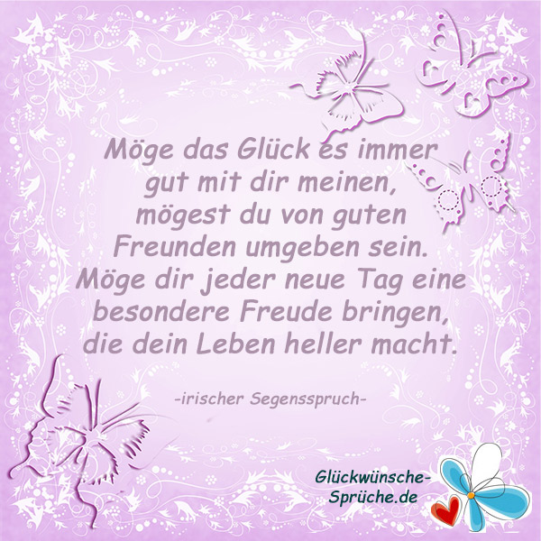 Irische Segenswünsche Zum Geburtstag